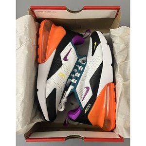 ✅ Nike Air Max 270 Women’s Size 6.5 Shoes White Pink Black Sanddrift